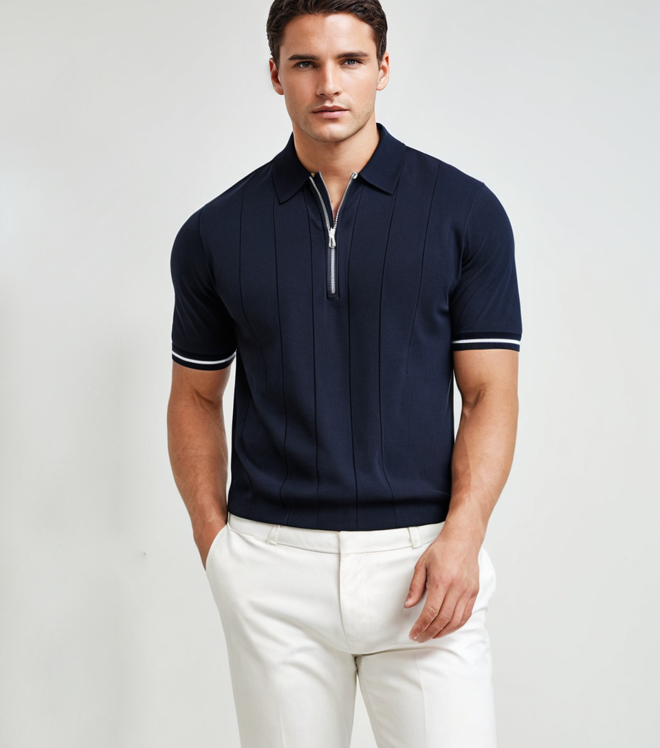 The Zip Collar Polo