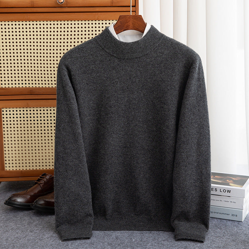The Half-Collar Wool Sweater