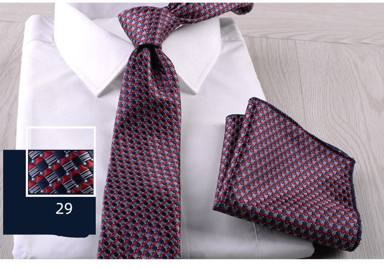 The Business Formal Tie & Pocket Square Set