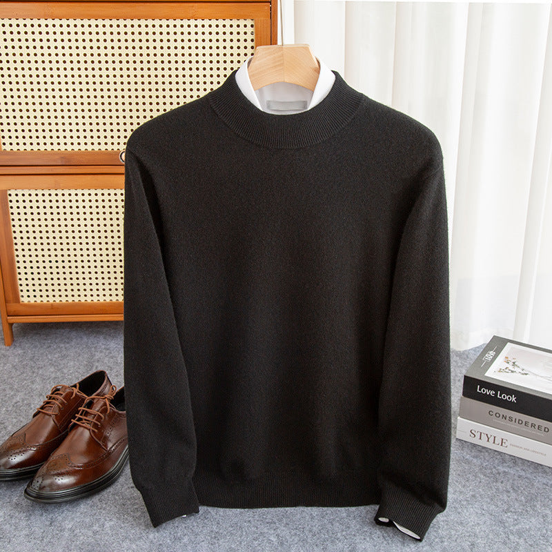The Half-Collar Wool Sweater