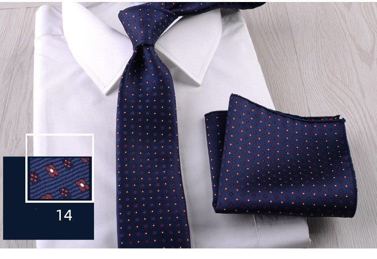 The Business Formal Tie & Pocket Square Set