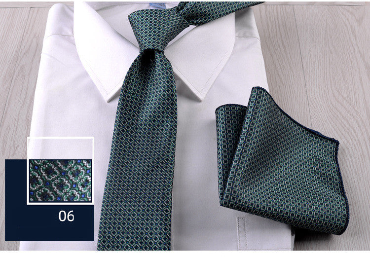 The Business Formal Tie & Pocket Square Set