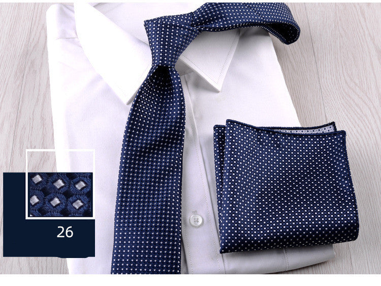 The Business Formal Tie & Pocket Square Set
