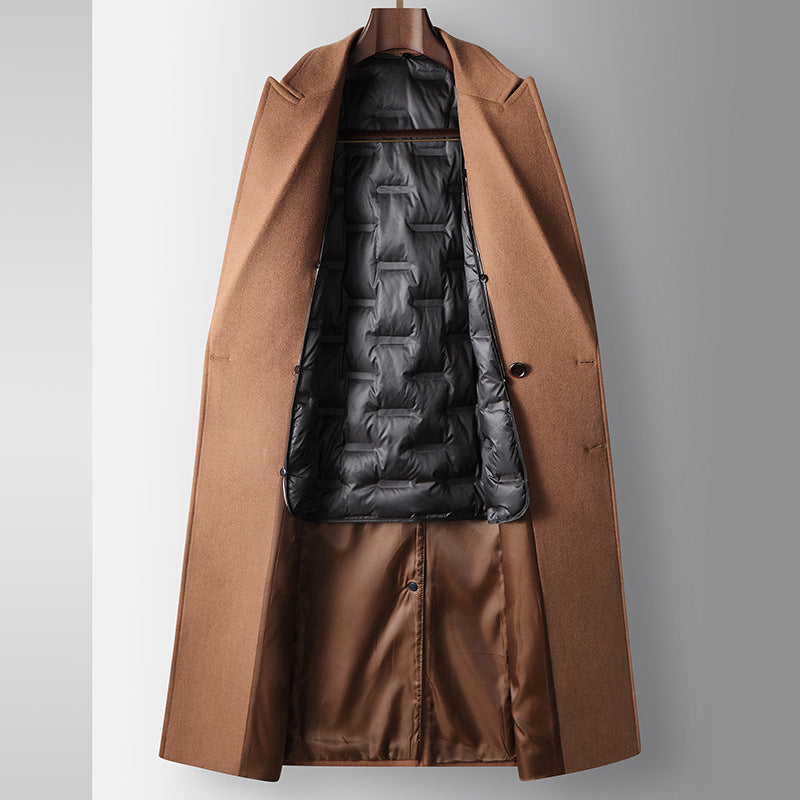 The Double-Breasted Wool Trench Coat