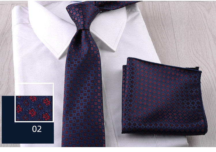 The Business Formal Tie & Pocket Square Set