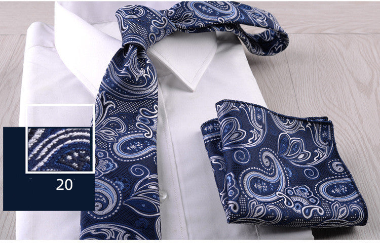 The Business Formal Tie & Pocket Square Set