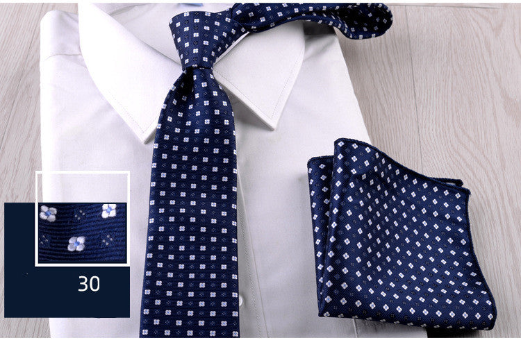 The Business Formal Tie & Pocket Square Set