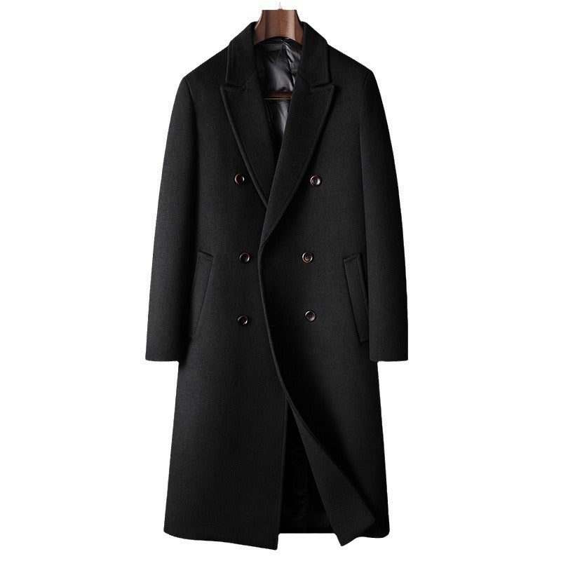 The Double-Breasted Wool Trench Coat