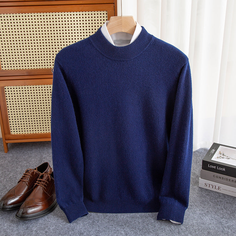 The Half-Collar Wool Sweater