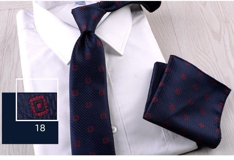 The Business Formal Tie & Pocket Square Set