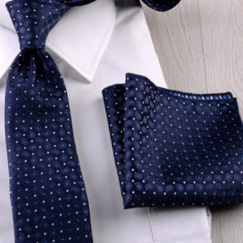 The Business Formal Tie & Pocket Square Set