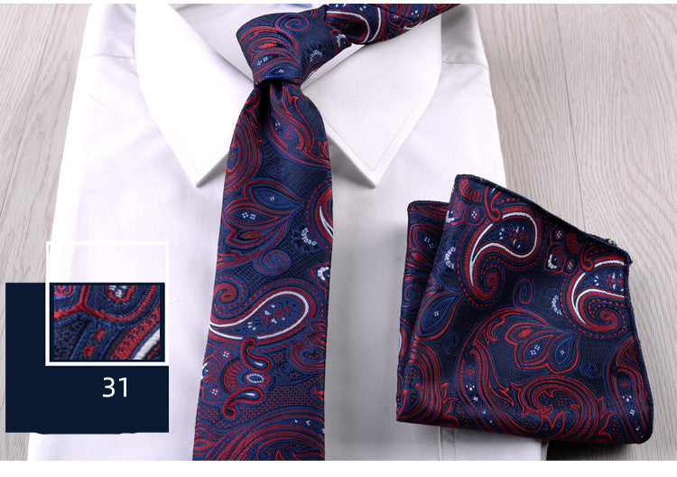 The Business Formal Tie & Pocket Square Set