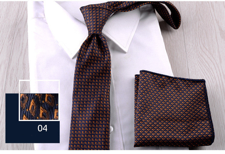 The Business Formal Tie & Pocket Square Set