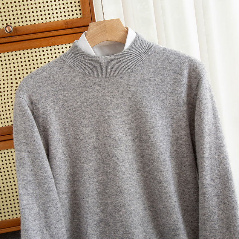 The Half-Collar Wool Sweater