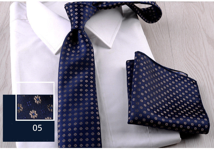 The Business Formal Tie & Pocket Square Set