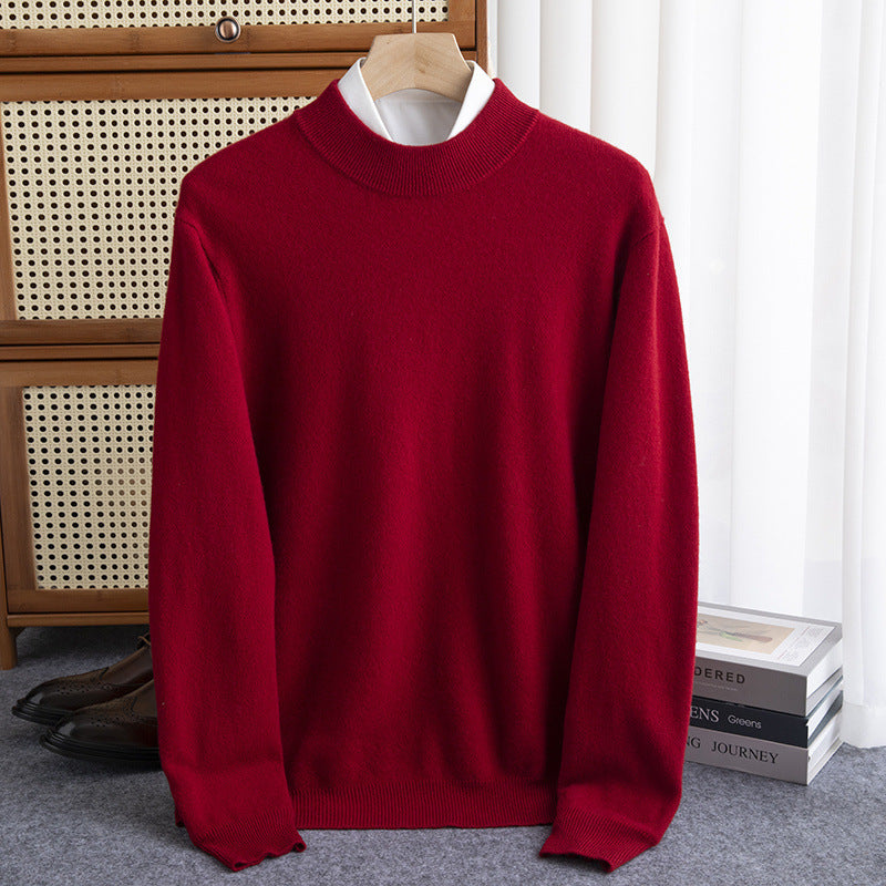 The Half-Collar Wool Sweater