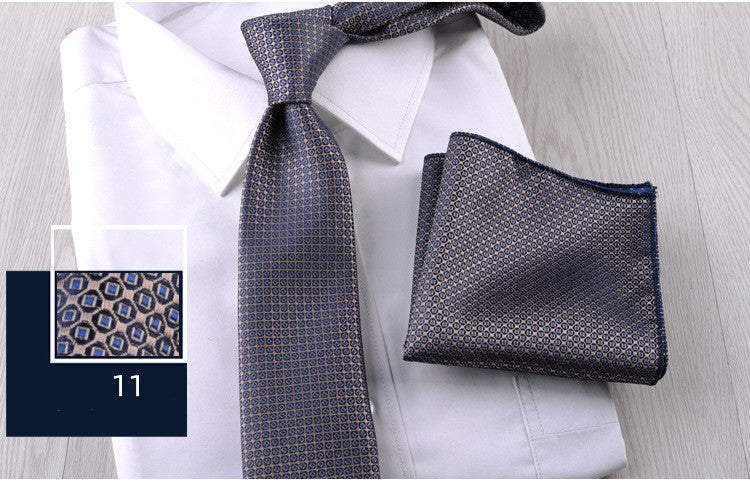 The Business Formal Tie & Pocket Square Set