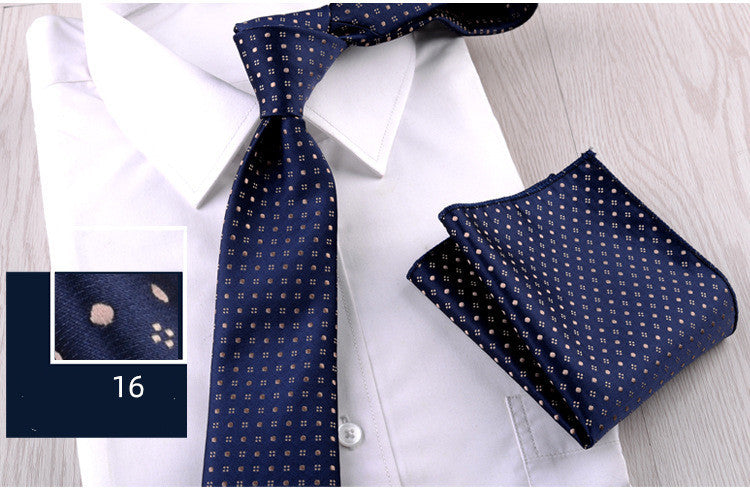 The Business Formal Tie & Pocket Square Set
