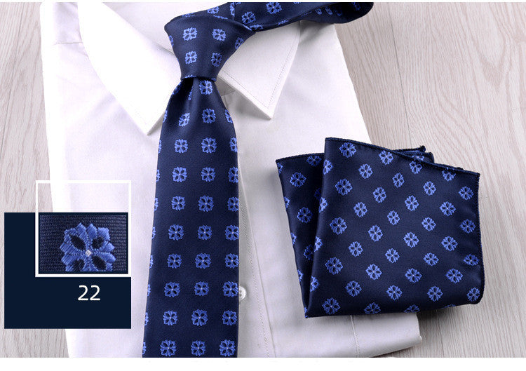 The Business Formal Tie & Pocket Square Set