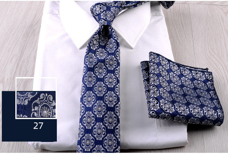 The Business Formal Tie & Pocket Square Set