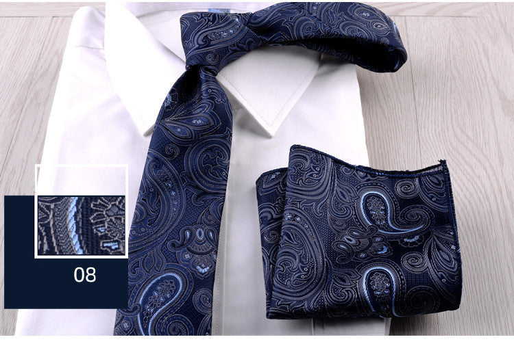 The Business Formal Tie & Pocket Square Set