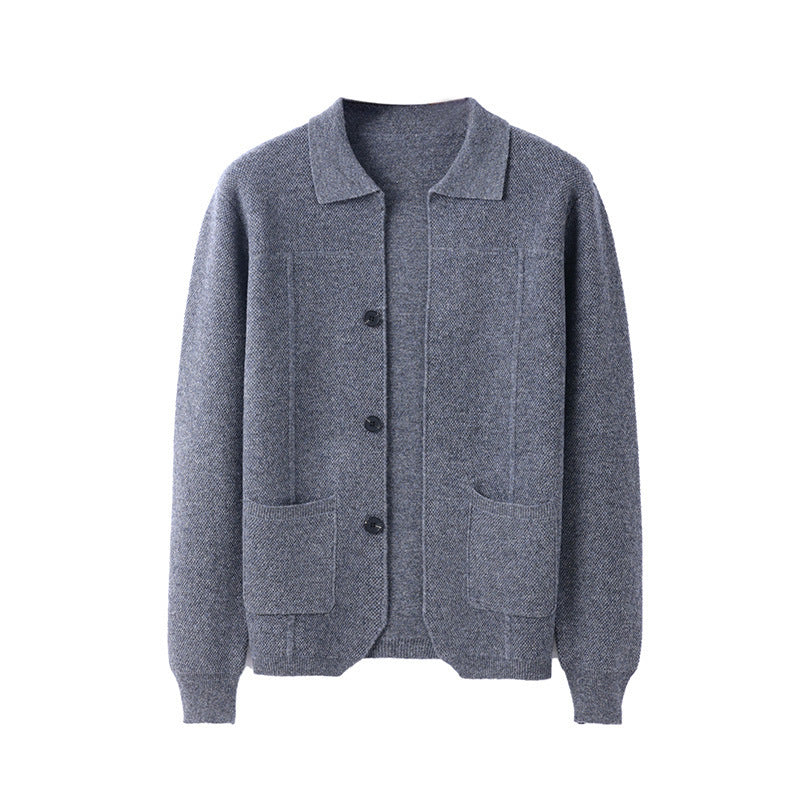The Lapel Pocket Cardigan