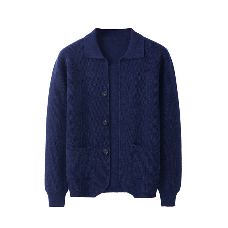 The Lapel Pocket Cardigan