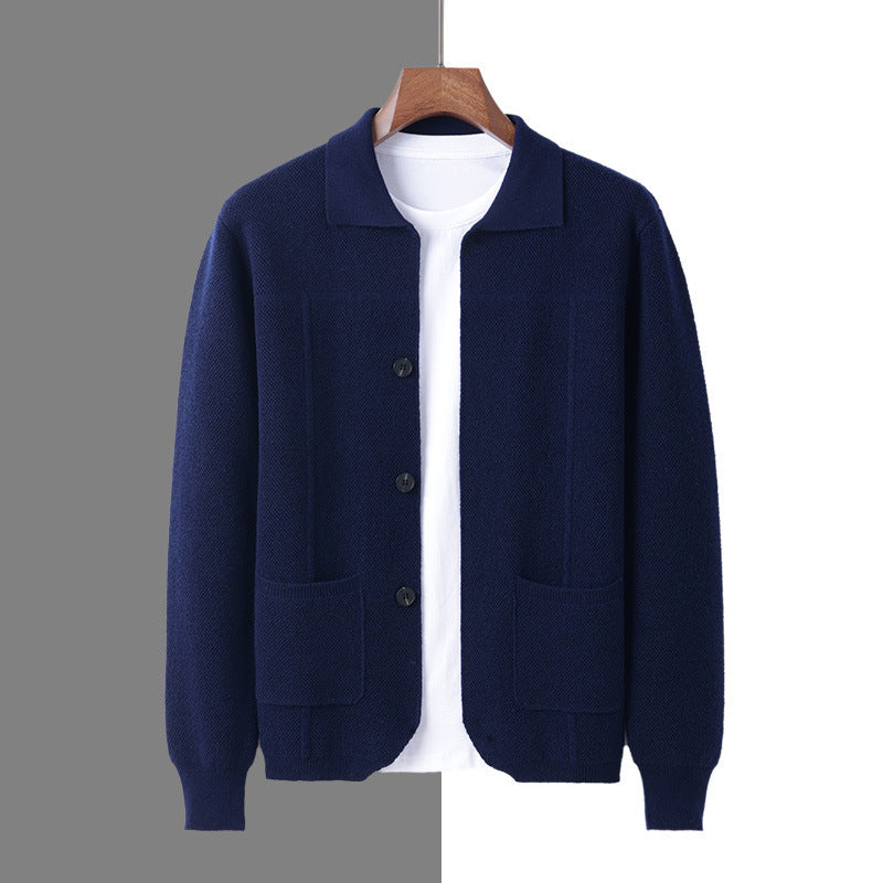 The Lapel Pocket Cardigan