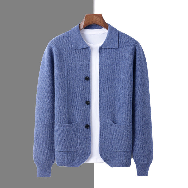 The Lapel Pocket Cardigan