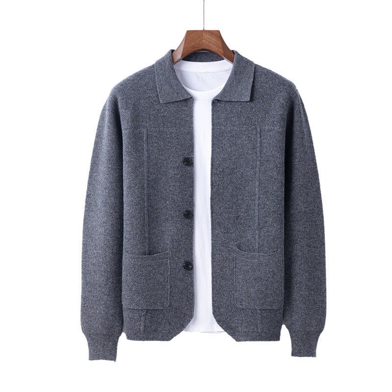 The Lapel Pocket Cardigan