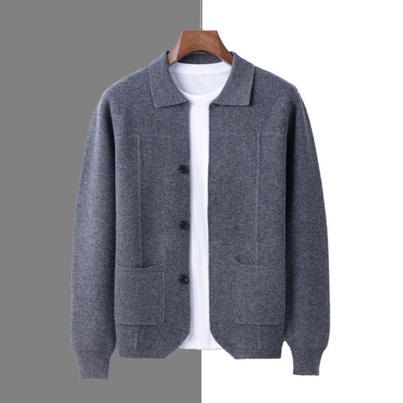 The Lapel Pocket Cardigan