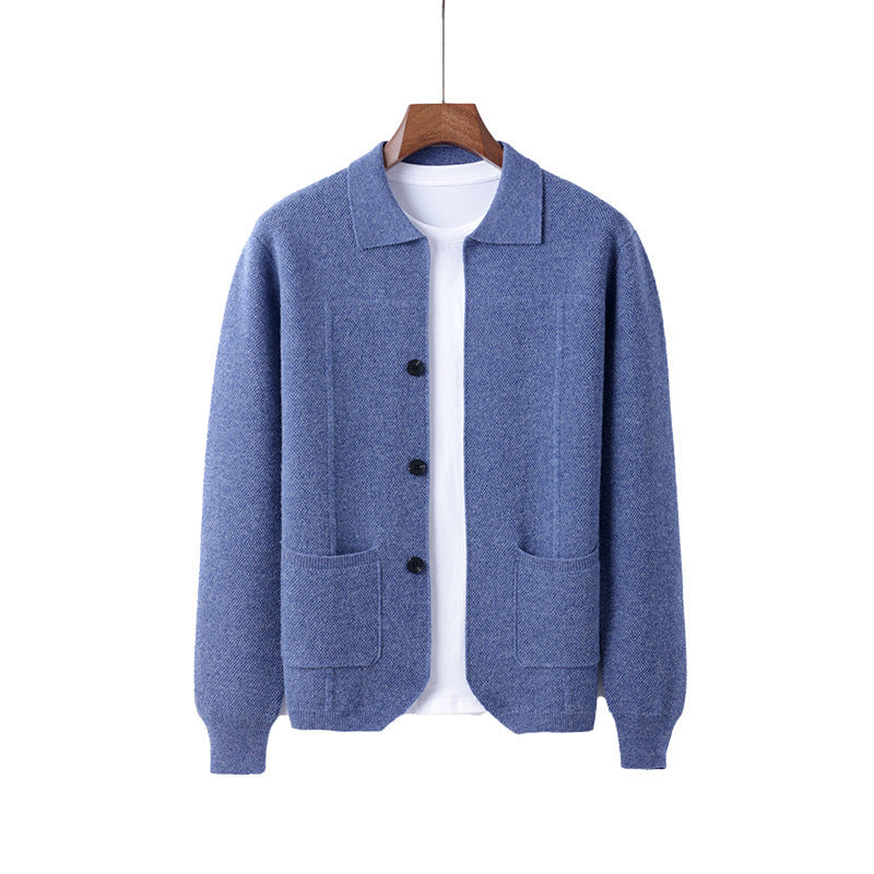 The Lapel Pocket Cardigan