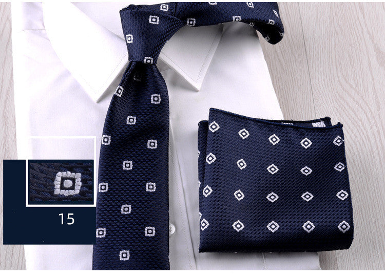 The Business Formal Tie & Pocket Square Set