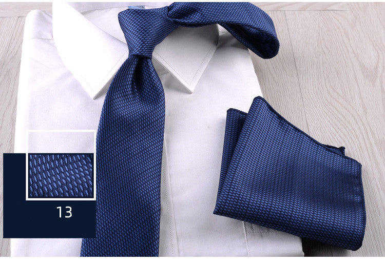 The Business Formal Tie & Pocket Square Set