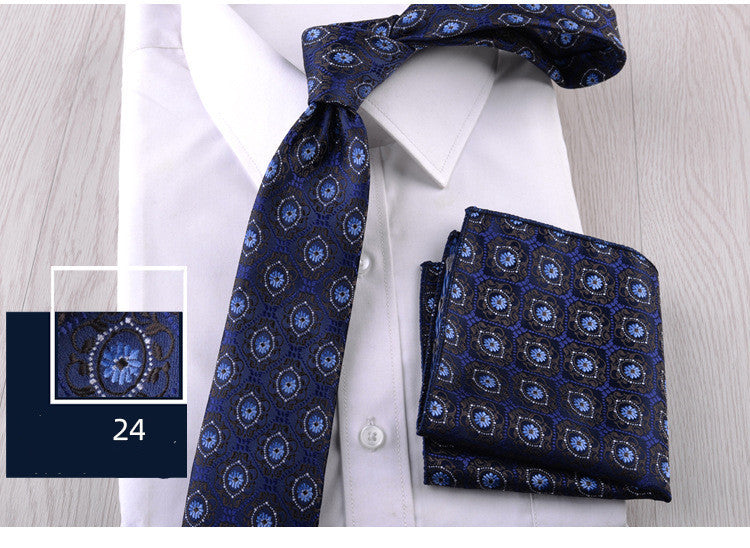 The Business Formal Tie & Pocket Square Set