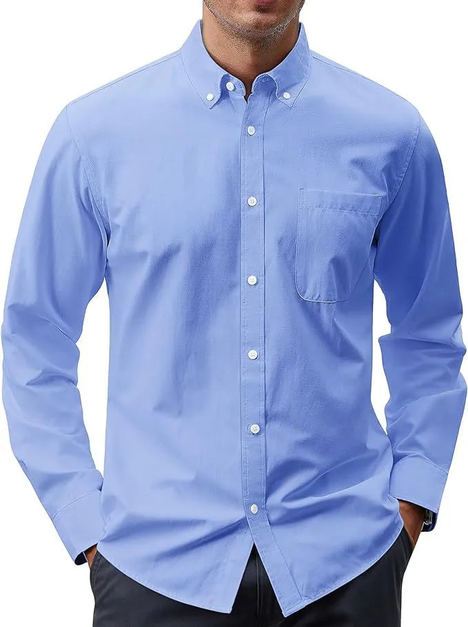 The Oxford Solid Button-Down Shirt