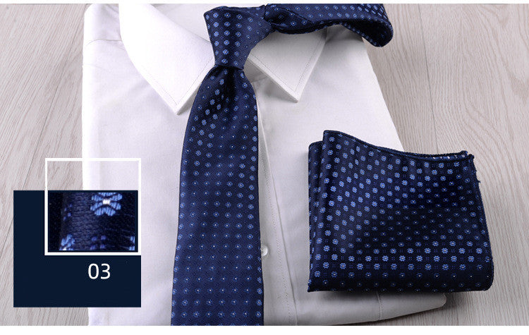 The Business Formal Tie & Pocket Square Set