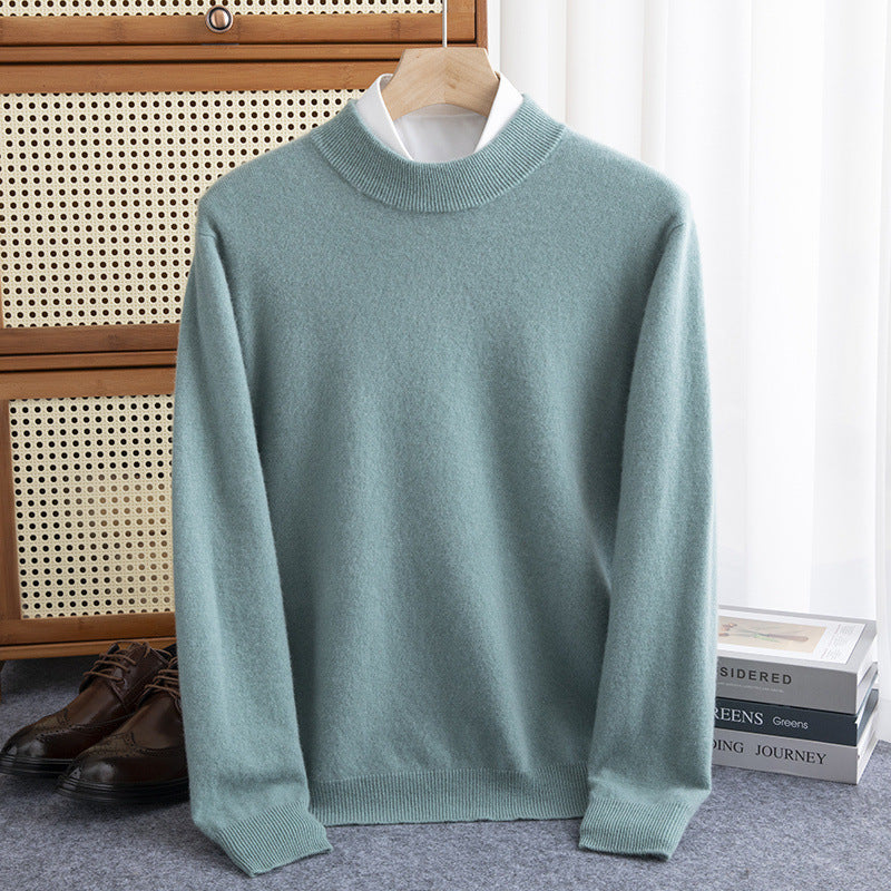 The Half-Collar Wool Sweater