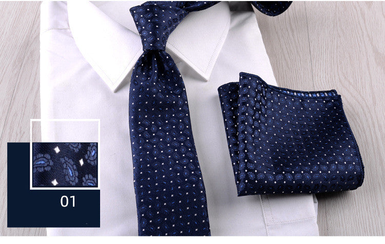 The Business Formal Tie & Pocket Square Set