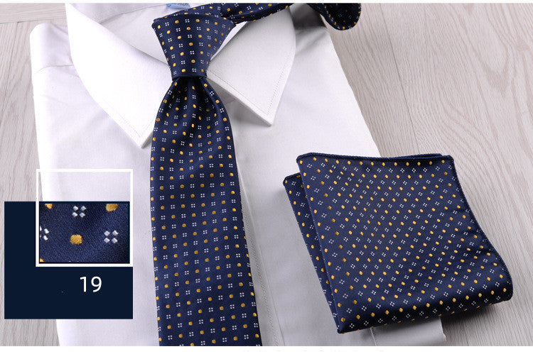 The Business Formal Tie & Pocket Square Set