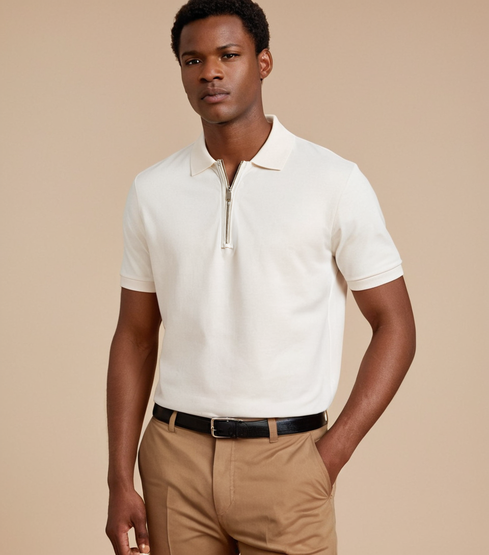 The Luxe Zip Polo