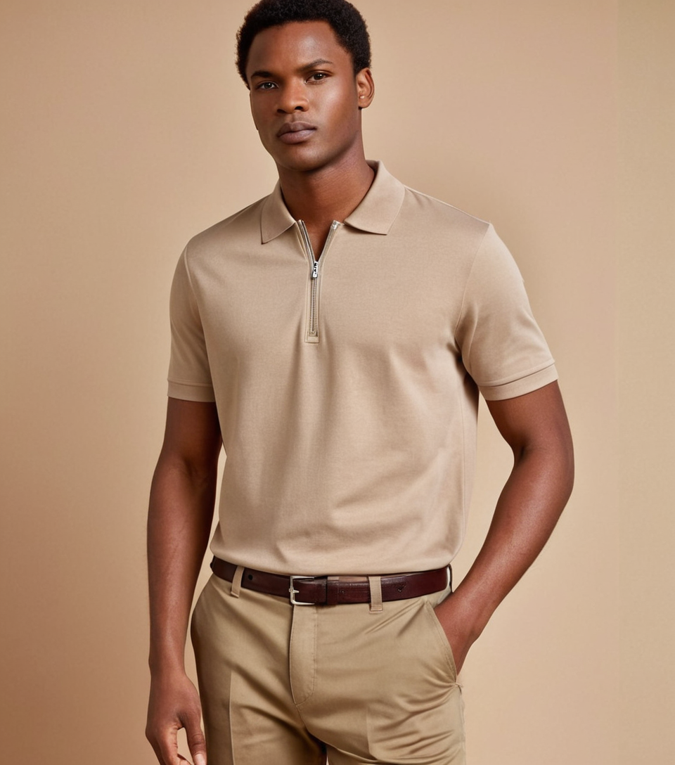 The Luxe Zip Polo