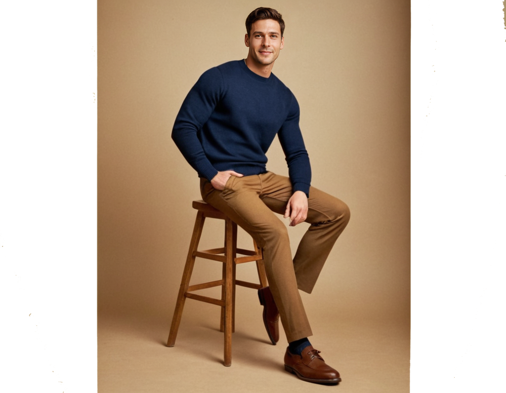 The High Waist Slim Trousers