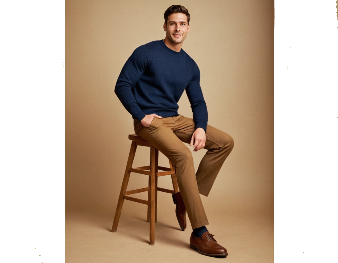 The High Waist Slim Trousers