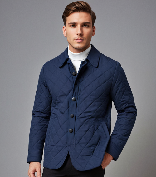 Men's Shirt Autumn Winter Cotton-padded Coat